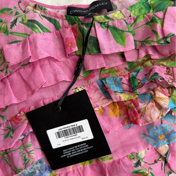 Cynthia Rowley Nola Ruffle Tank Blouse - Picture 15 of 17